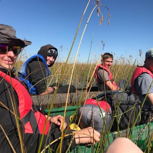 Okavango Delta cruise Team 2